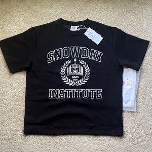 Snow Day | Black Streetwear Tee | Large